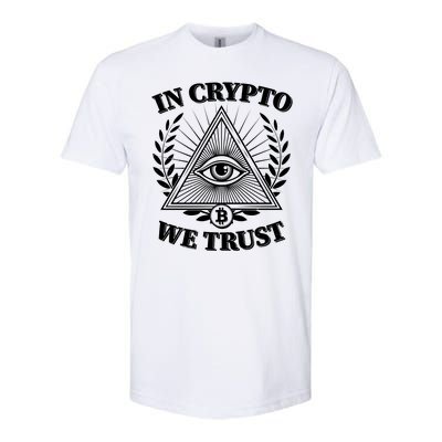 Vintage In Crypto We Trust Eye Of Providence Softstyle® CVC T-Shirt