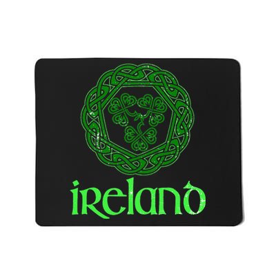 Vintage Ireland Celtic Knot Irish St Patricks Day Mousepad