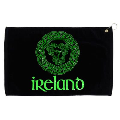 Vintage Ireland Celtic Knot Irish St Patricks Day Grommeted Golf Towel