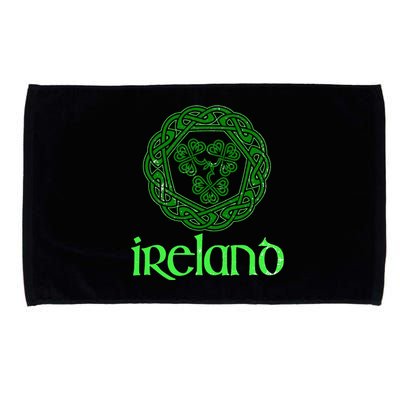 Vintage Ireland Celtic Knot Irish St Patricks Day Microfiber Hand Towel