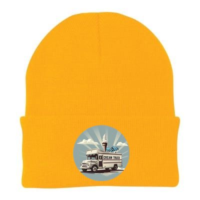 Vacation Ice Cream Truck Costume For Summer Memories Lovers Gift Knit Cap Winter Beanie