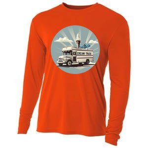 Vacation Ice Cream Truck Costume For Summer Memories Lovers Gift Cooling Performance Long Sleeve Crew