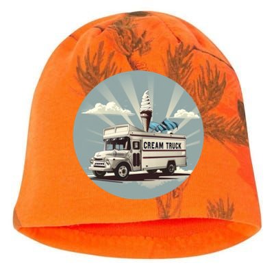 Vacation Ice Cream Truck Costume For Summer Memories Lovers Gift Kati - Camo Knit Beanie