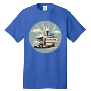 Vacation Ice Cream Truck Costume For Summer Memories Lovers Gift Tall T-Shirt