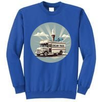 Vacation Ice Cream Truck Costume For Summer Memories Lovers Gift Tall Sweatshirt