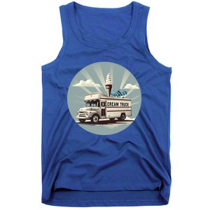 Vacation Ice Cream Truck Costume For Summer Memories Lovers Gift Tank Top