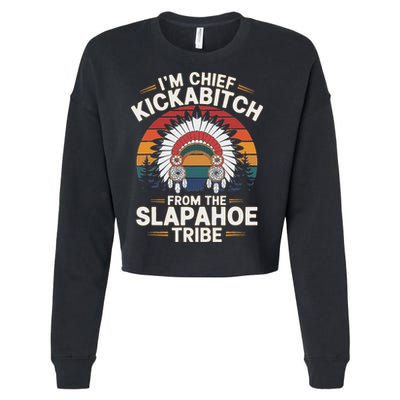 Vintage IM Chief Kickabitch From The Slapahoe Tribe Cropped Pullover Crew