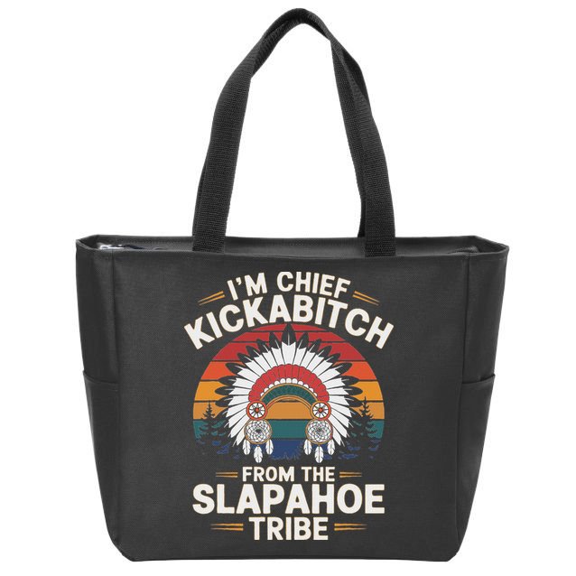 Vintage IM Chief Kickabitch From The Slapahoe Tribe Zip Tote Bag