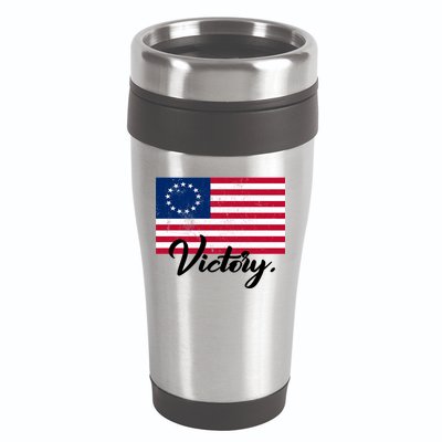 Victory America Betsy Ross Flag 1776 16oz Travel Tumbler