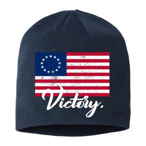 Victory America Betsy Ross Flag 1776 Sustainable Beanie