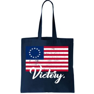 Victory America Betsy Ross Flag 1776 Tote Bag