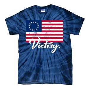 Victory America Betsy Ross Flag 1776 Tie-Dye T-Shirt