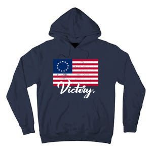 Victory America Betsy Ross Flag 1776 Tall Hoodie