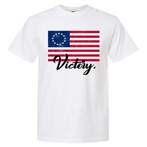 Victory America Betsy Ross Flag 1776 Garment-Dyed Heavyweight T-Shirt