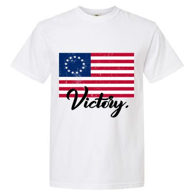 Victory America Betsy Ross Flag 1776 Garment-Dyed Heavyweight T-Shirt
