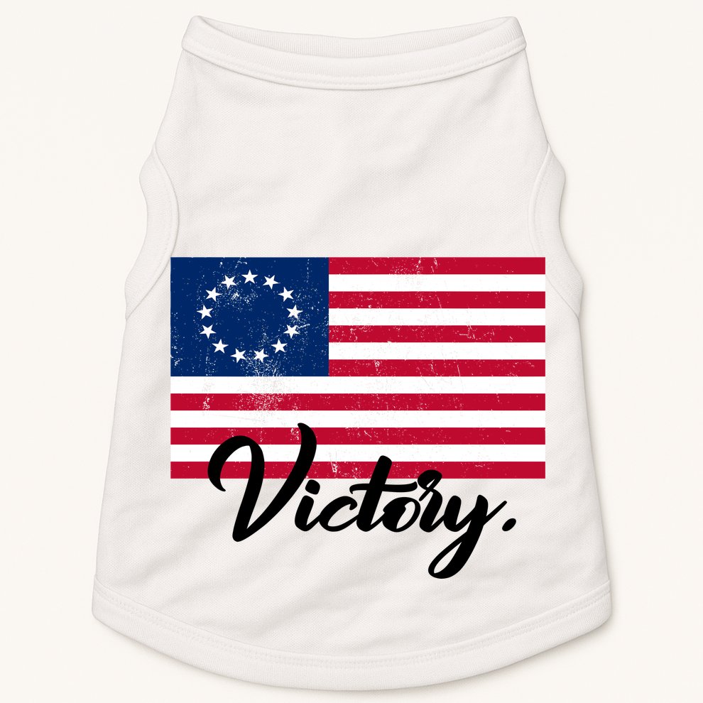 Victory America Betsy Ross Flag 1776 Doggie Tank