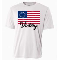 Victory America Betsy Ross Flag 1776 Cooling Performance Crew T-Shirt