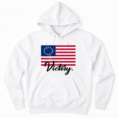 Victory America Betsy Ross Flag 1776 Hoodie