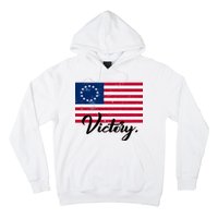 Victory America Betsy Ross Flag 1776 Hoodie