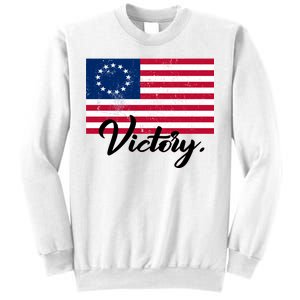 Victory America Betsy Ross Flag 1776 Sweatshirt