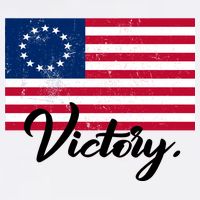 Victory America Betsy Ross Flag 1776 Sweatshirt