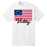 Victory America Betsy Ross Flag 1776 Tall T-Shirt