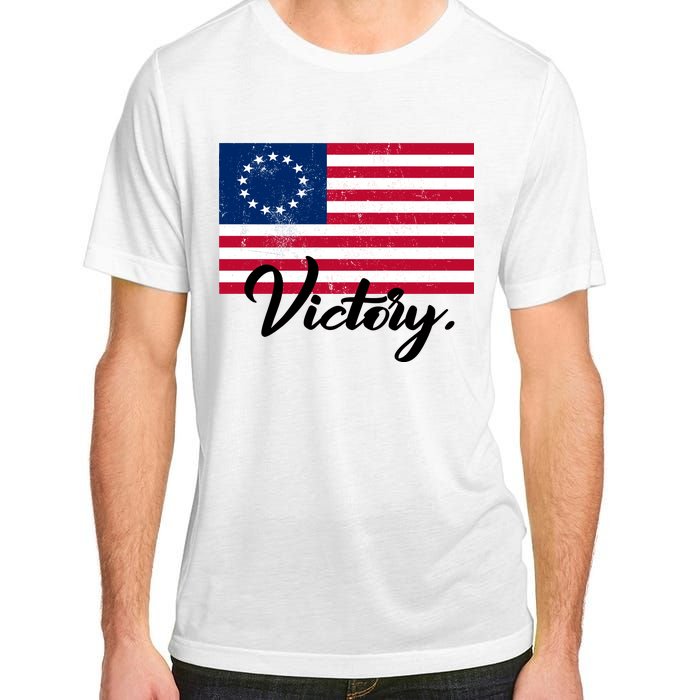 Victory America Betsy Ross Flag 1776 Adult ChromaSoft Performance T-Shirt