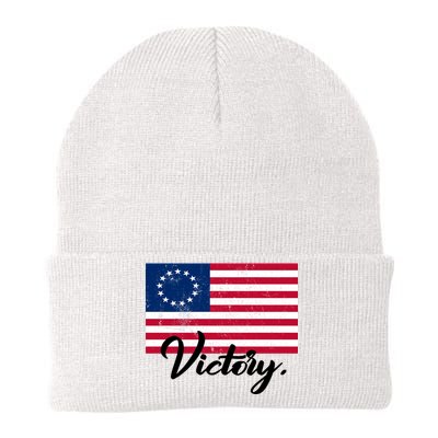 Victory America Betsy Ross Flag 1776 Knit Cap Winter Beanie