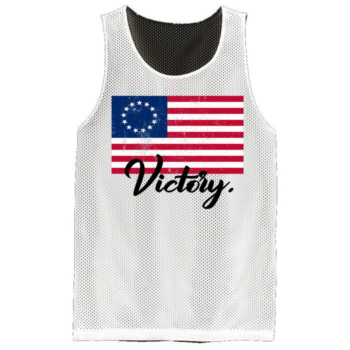 Victory America Betsy Ross Flag 1776 Mesh Reversible Basketball Jersey Tank