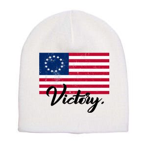 Victory America Betsy Ross Flag 1776 Short Acrylic Beanie