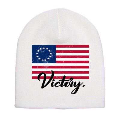 Victory America Betsy Ross Flag 1776 Short Acrylic Beanie
