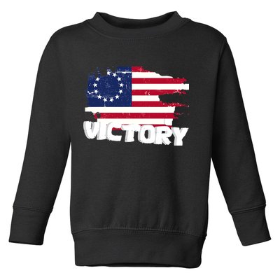 Victory Betsy Ross Original Flag Toddler Sweatshirt