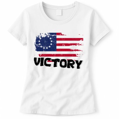 Victory Betsy Ross Original Flag Womens T-Shirt