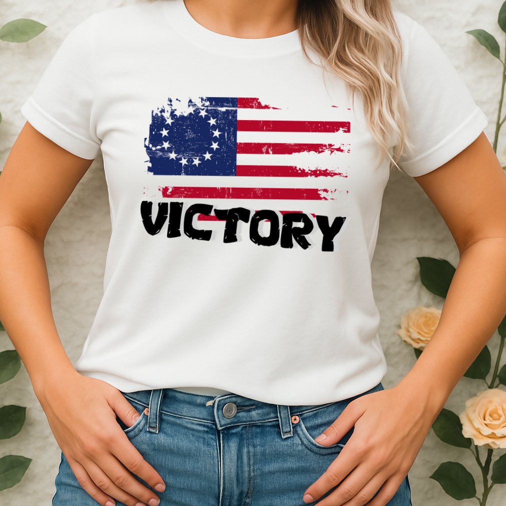 Victory Betsy Ross Original Flag Womens T-Shirt