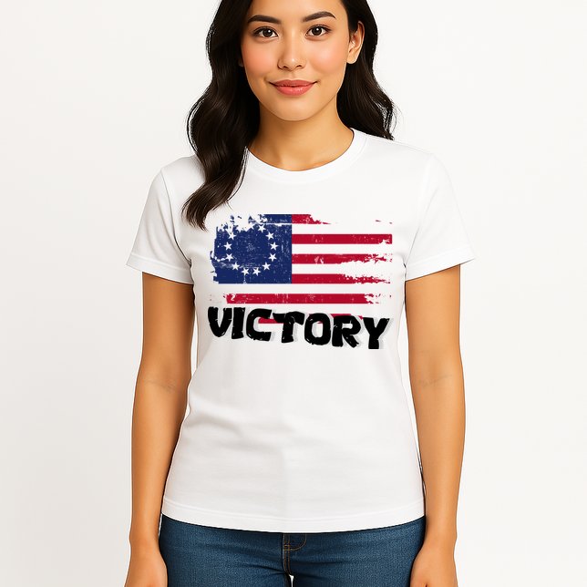 Victory Betsy Ross Original Flag Womens T-Shirt
