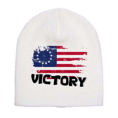 Victory Betsy Ross Original Flag Short Acrylic Beanie