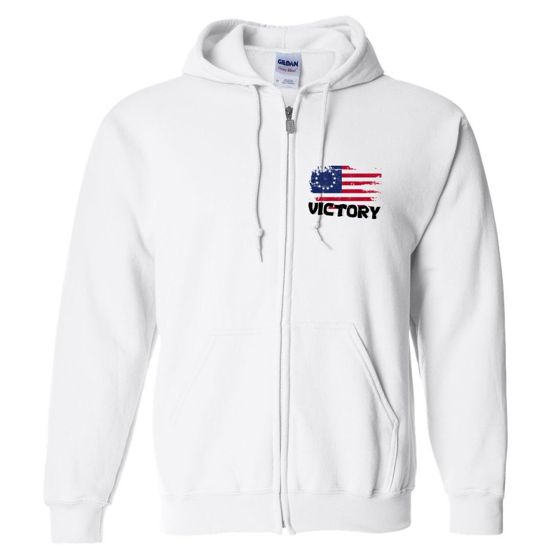 Victory Betsy Ross Original Flag Full Zip Hoodie