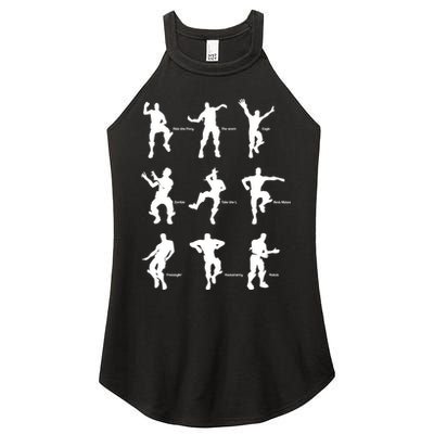 Victory Royale Gamer Dance Moves Women's Perfect Tri Rocker Tank