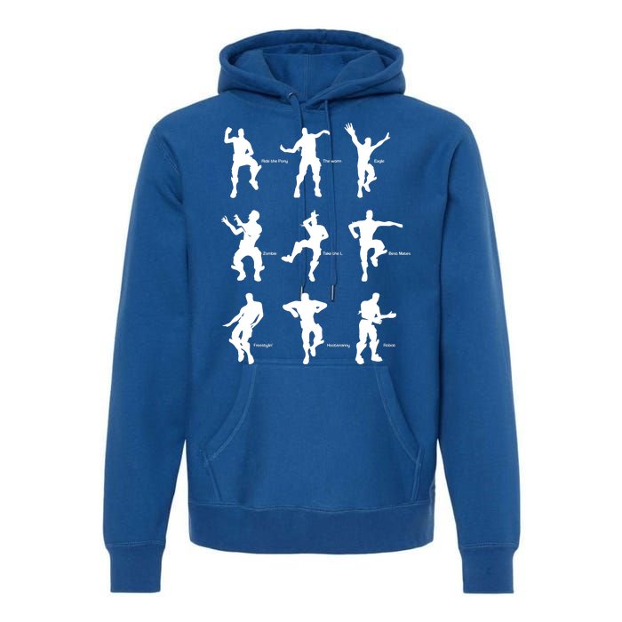 Victory Royale Gamer Dance Moves Premium Hoodie