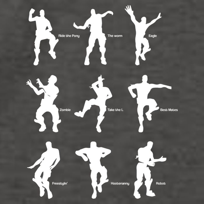Victory Royale Gamer Dance Moves Vector Backpack