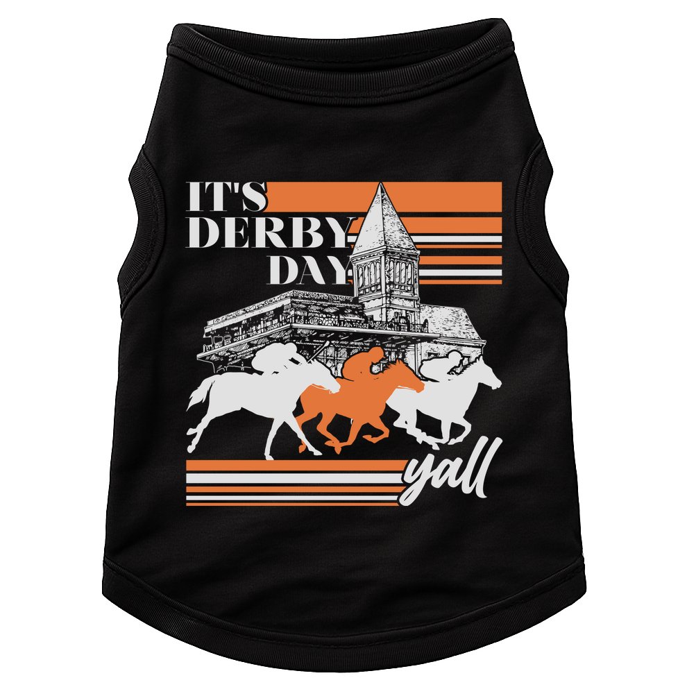 Vintage It's Derby Day Yall Horse Racing Doggie Tank
