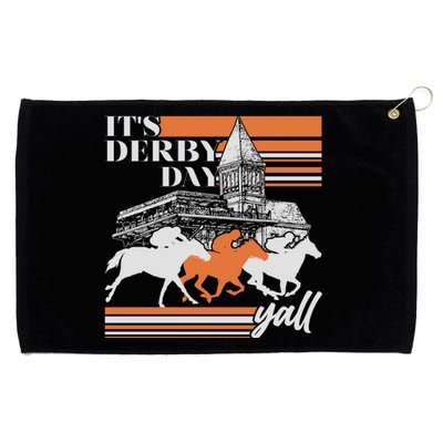 Vintage It's Derby Day Yall Horse Racing Grommeted Golf Towel