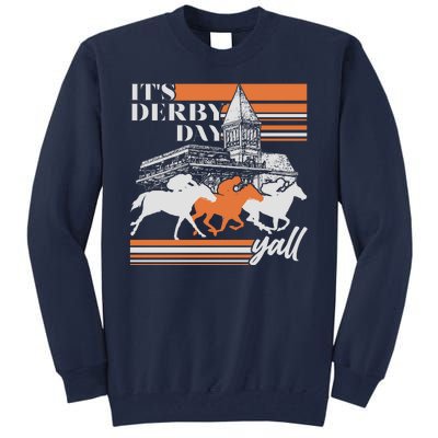 Vintage It's Derby Day Yall Horse Racing Tall Sweatshirt