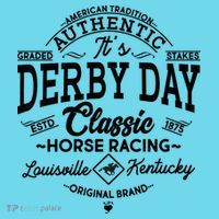 Vintage It's Derby Day Classic Horse Racing Button