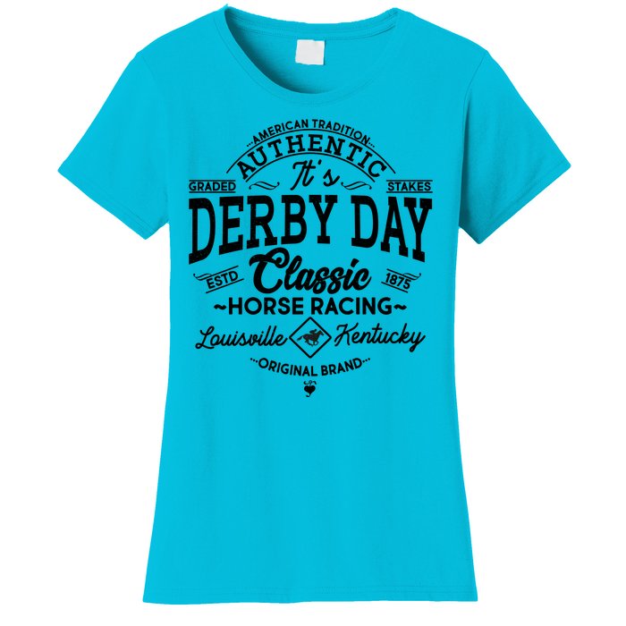 Vintage It's Derby Day Classic Horse Racing Women's T-Shirt