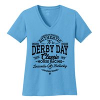 Vintage It's Derby Day Classic Horse Racing Women's V-Neck T-Shirt