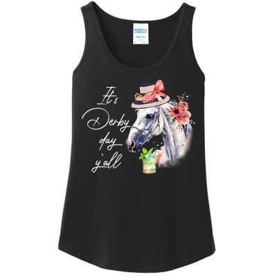 Vintage Its Derby 150 Yall 150th Horse Racing Derby Day 2024 Ladies Essential Tank