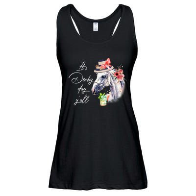 Vintage Its Derby 150 Yall 150th Horse Racing Derby Day 2024 Ladies Essential Flowy Tank