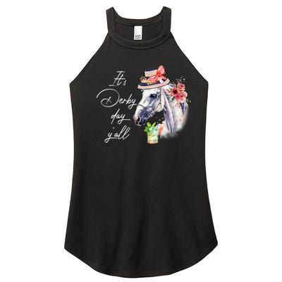 Vintage Its Derby 150 Yall 150th Horse Racing Derby Day 2024 Women's Perfect Tri Rocker Tank