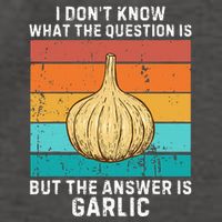 Vintage I DonT Know The Question Is The Answer Is Garlic Vector Backpack